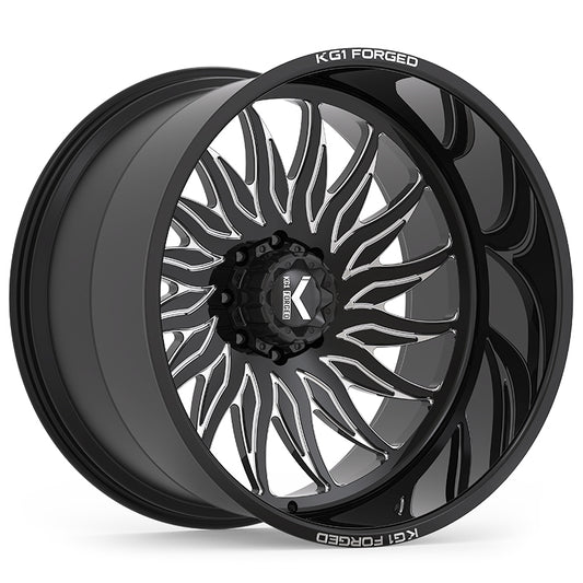 KG1 PHOENIX CUSTOM WHEEL GLOSS BLACK MILLED