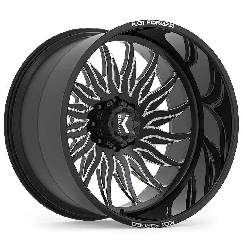 KG1 PHOENIX CUSTOM WHEEL GLOSS BLACK MILLED