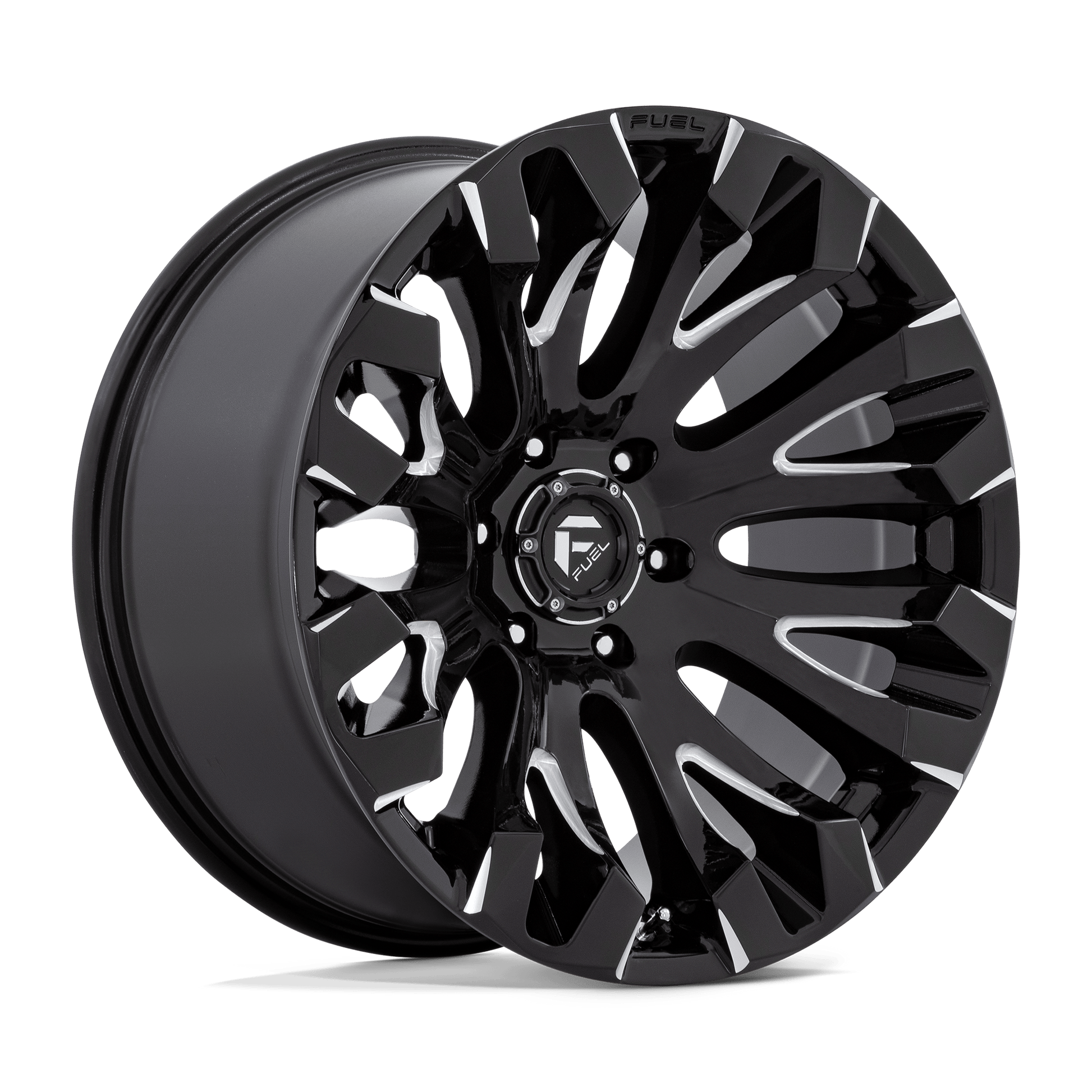 Fuel D828 QUAKE GLOSS BLACK MILLED