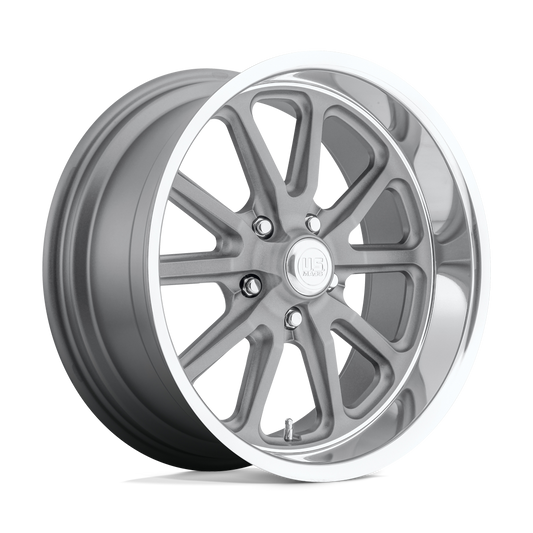 US Mag 1PC U111 RAMBLER TEXTURED GRAY W/ DIAMOND CUT LIP