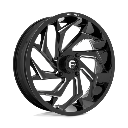 Fuel UTV D753 REACTION GLOSS BLACK MILLED