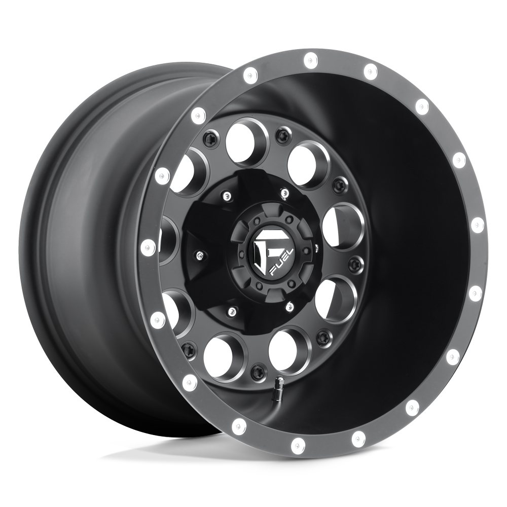 Fuel D525 REVOLVER MATTE BLACK MILLED