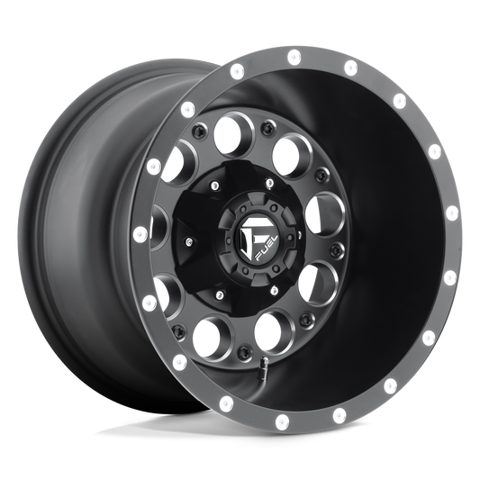 Fuel D525 REVOLVER MATTE BLACK MILLED