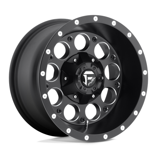 Fuel D525 REVOLVER MATTE BLACK MILLED