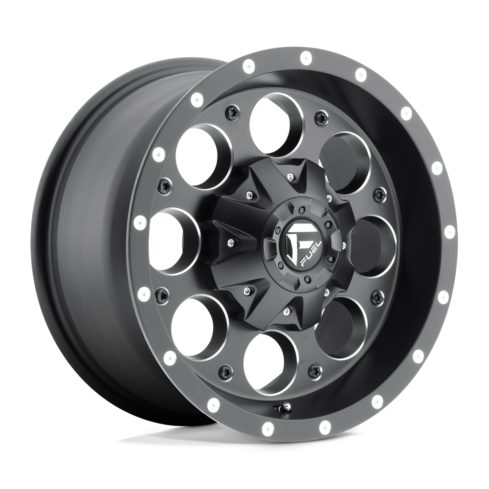 Fuel D525 REVOLVER MATTE BLACK MILLED