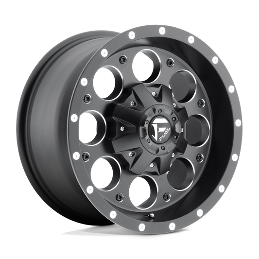 Fuel D525 REVOLVER MATTE BLACK MILLED