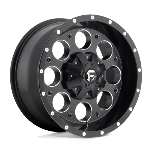 Fuel D525 REVOLVER MATTE BLACK MILLED