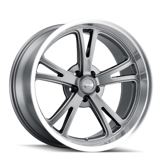 Ridler 606 Custom Wheel Gloss Grey Machined