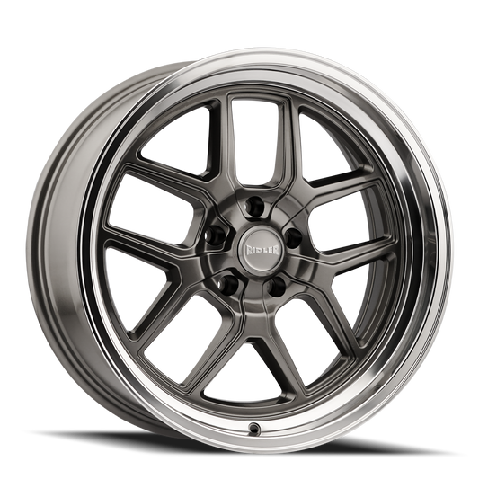 Ridler 610 Custom Wheel Gloss Grey Polished