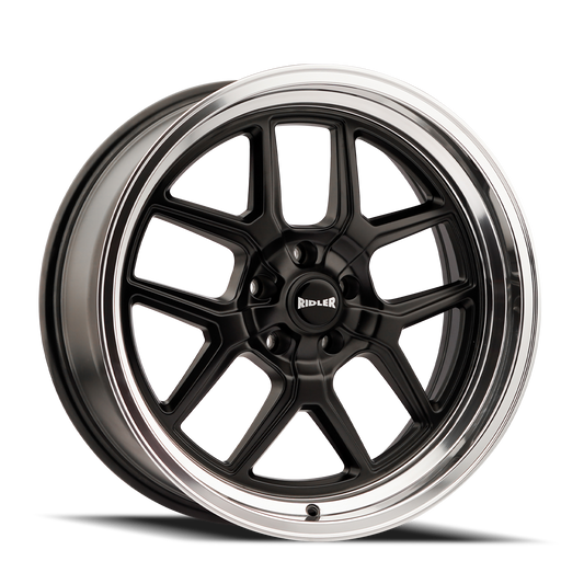Ridler 610 Custom Wheel Matte Black Polished
