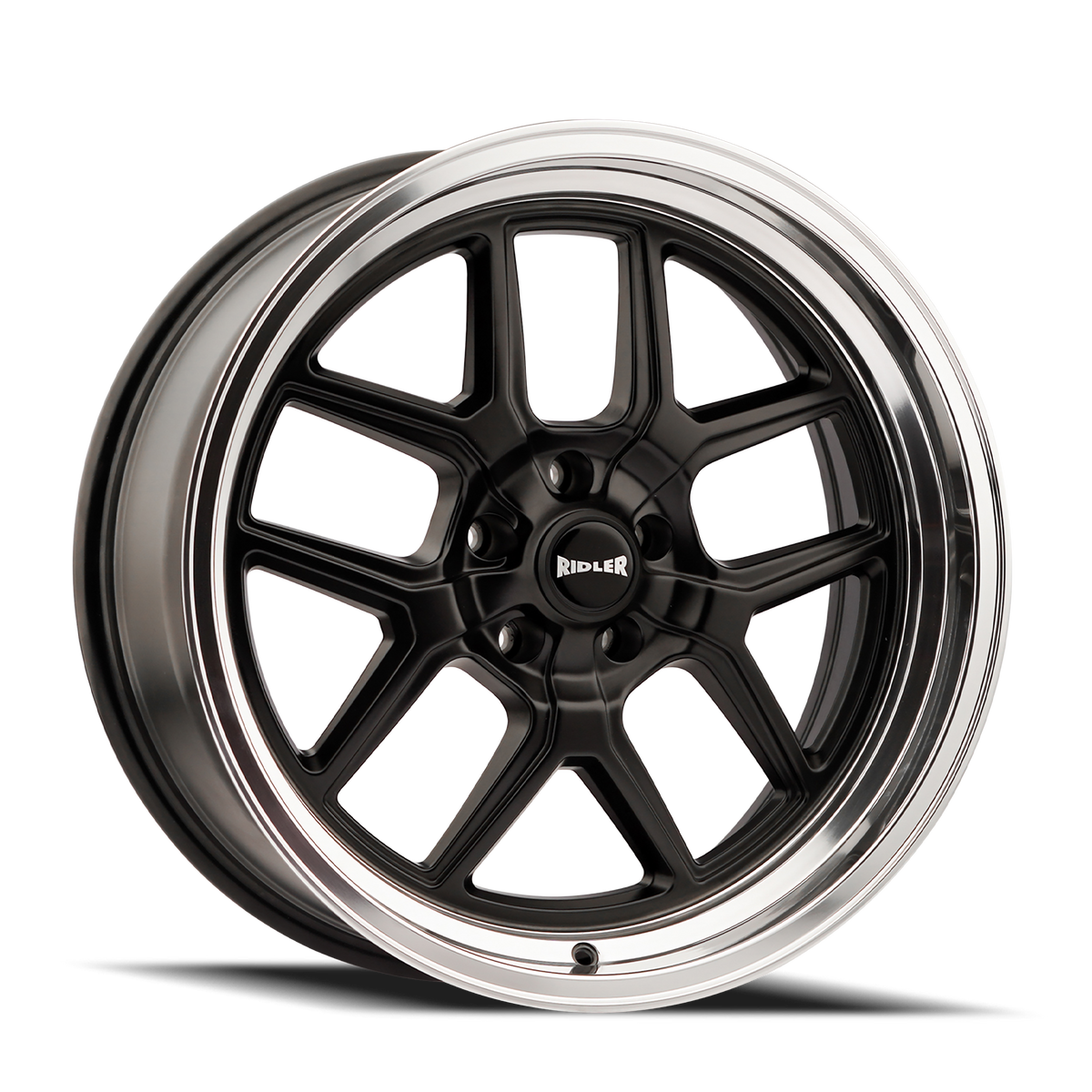 Ridler 610 Custom Wheel Matte Black Polished