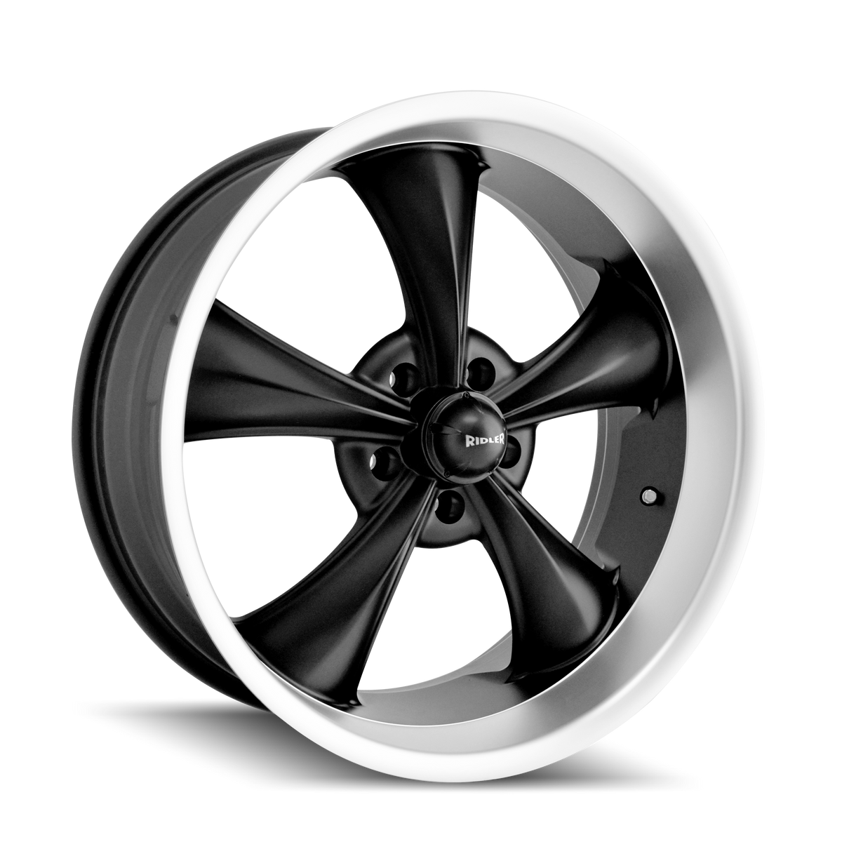 Ridler 695 Custom Wheel Matte Black Machined