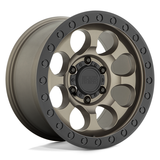 Black Rhino Hard Alloys RIOT MATTE BRONZE W/ BLACK RING & BOLTS