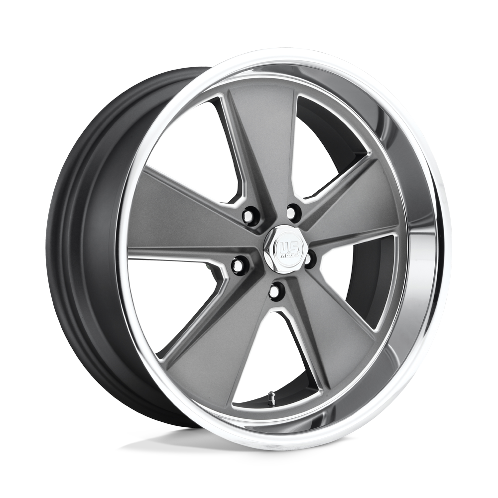 US Mag 1PC U120 ROADSTER MATTE GUN METAL MACHINED
