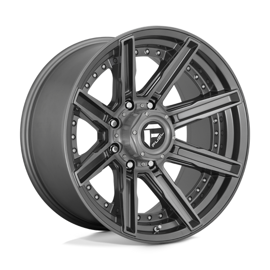 Fuel D710 ROGUE PLATINUM BRUSHED GUN METAL TINTED CLEAR