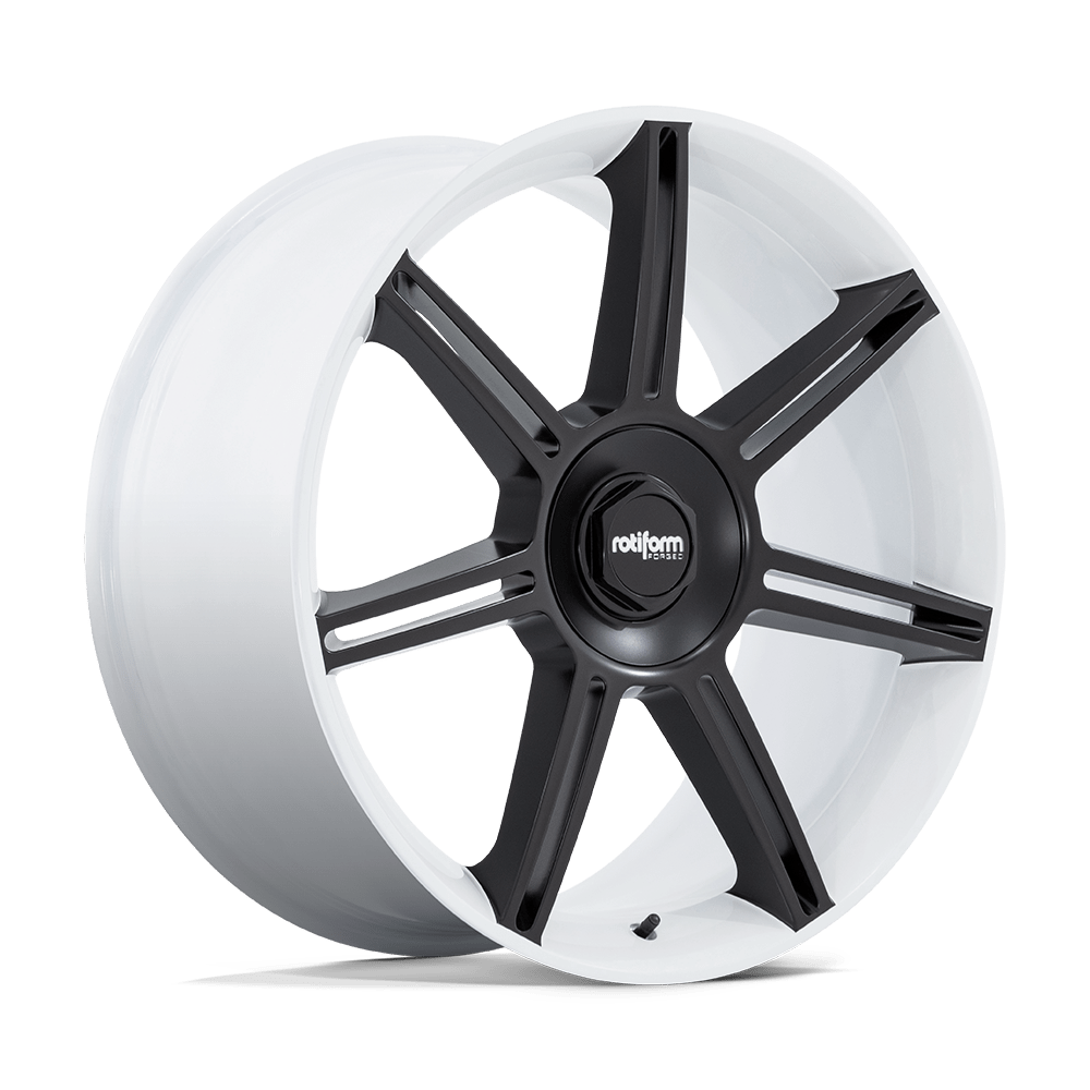 Rotiform FRA GLOSS WHITE WITH MATTE BLACK SPOKES