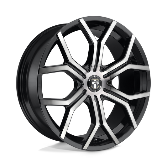 DUB 1PC S209 ROYALTY GLOSS MACHINED DOUBLE DARK TINT