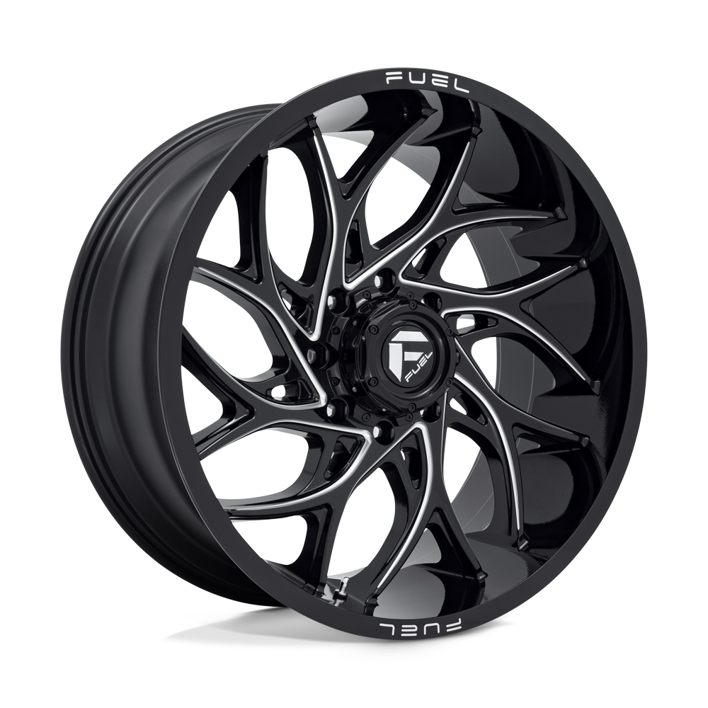 Fuel D741 RUNNER GLOSS BLACK MILLED