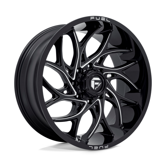 Fuel D741 RUNNER GLOSS BLACK MILLED