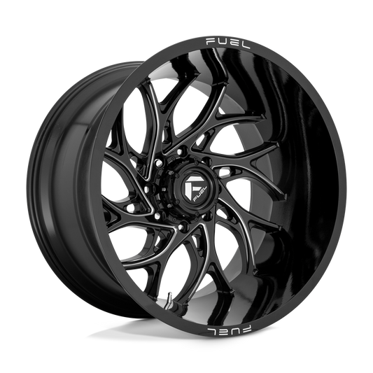 Fuel D741 RUNNER GLOSS BLACK MILLED