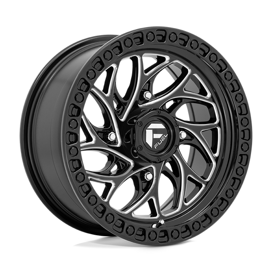 Fuel UTV D741 RUNNER GLOSS BLACK MILLED
