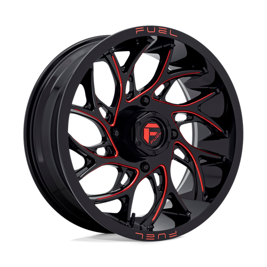 Fuel UTV D779 RUNNER UTV GLOSS BLACK MILLED CANDY RED