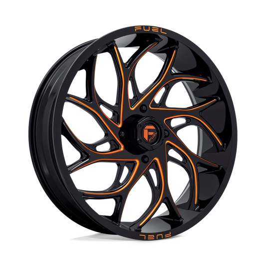 Fuel UTV D780 RUNNER UTV GLOSS BLACK MILLED ORANGE