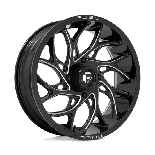 Fuel UTV D741 RUNNER GLOSS BLACK MILLED
