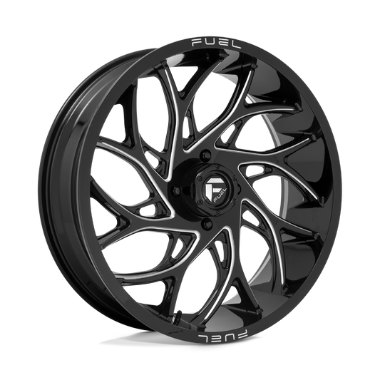 Fuel UTV D741 RUNNER GLOSS BLACK MILLED