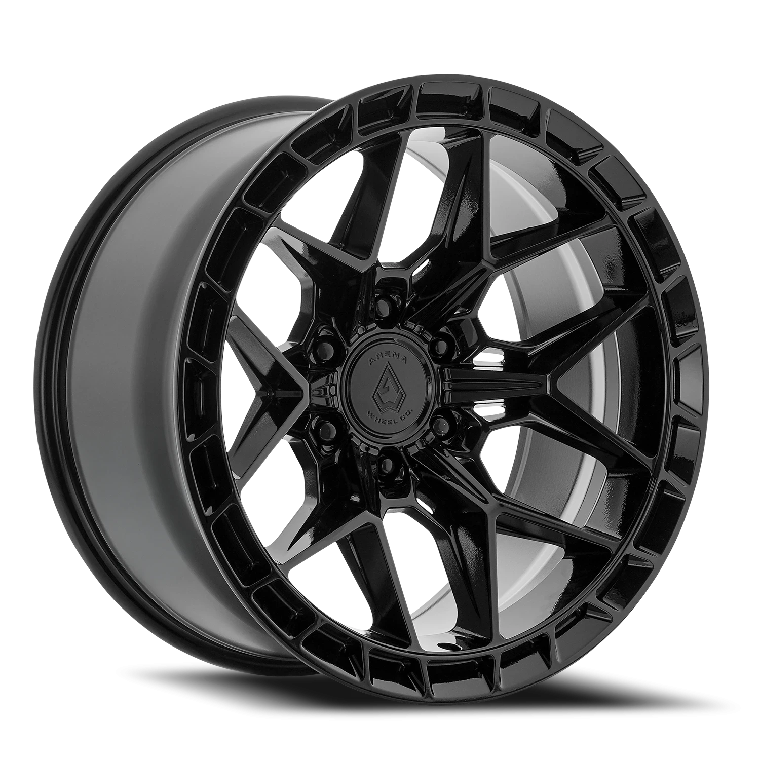 Arena Rampage Wheel Glossy Black