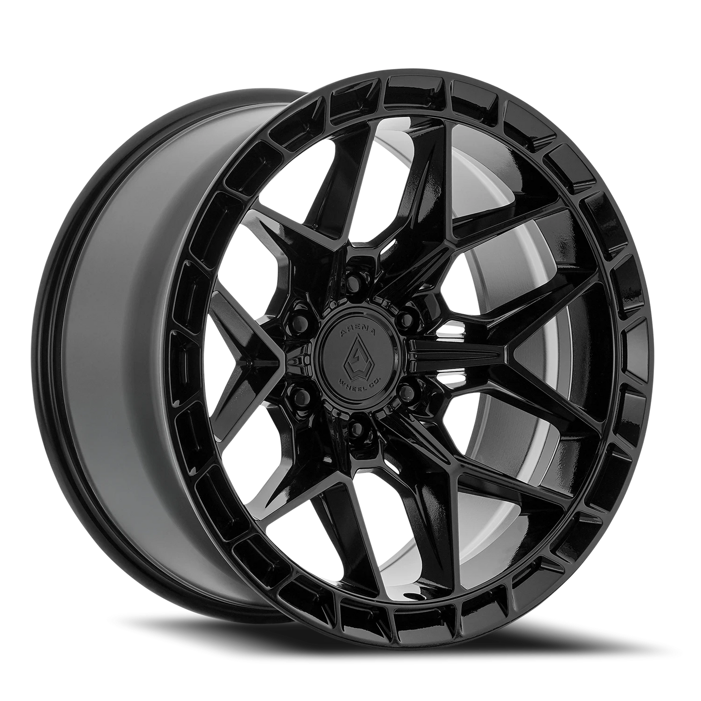 Arena Rampage Wheel Glossy Black