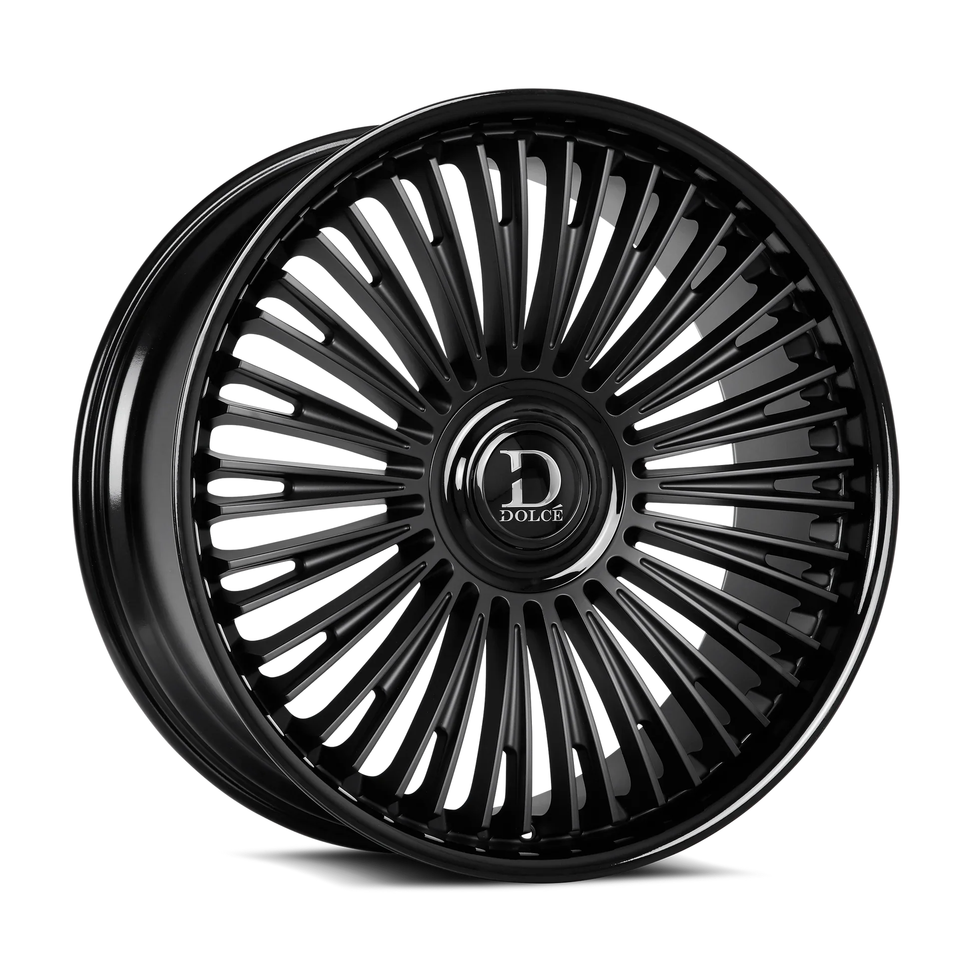 DOLCE RAZZO WHEELS GLOSS BLACK LIP W/MATTE BLACK FACE