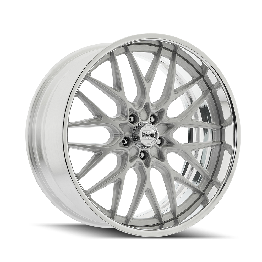 Ridler 681 Custom Wheel Brushed with Polished Lip