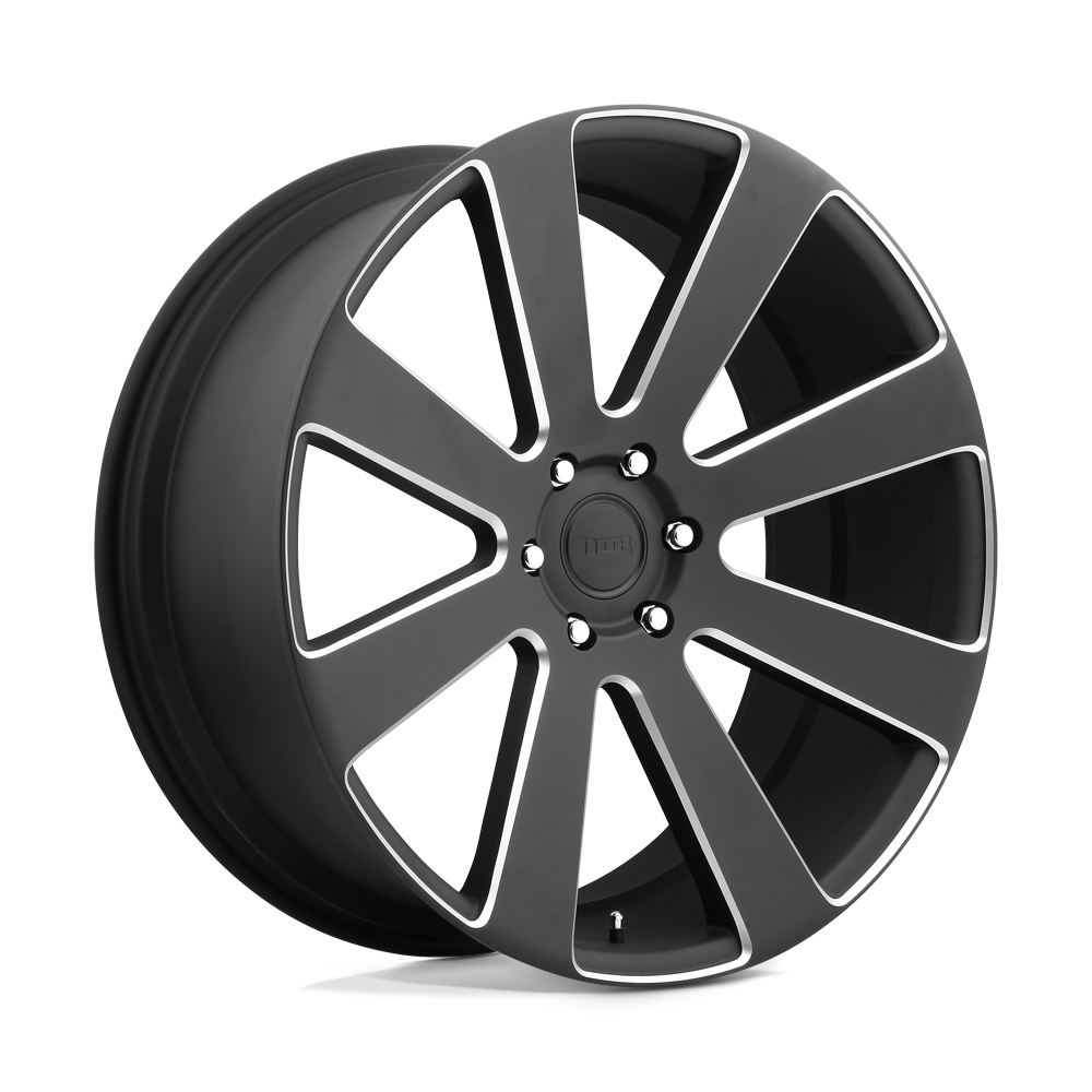 DUB 1PC S187 8-BALL MATTE BLACK MILLED