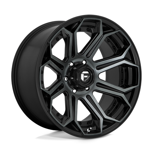 Fuel D704 SIEGE GLOSS MACHINED DOUBLE DARK TINT