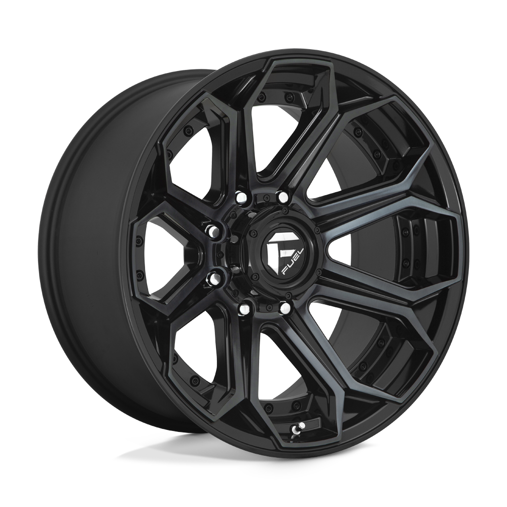 Fuel D704 SIEGE GLOSS MACHINED DOUBLE DARK TINT