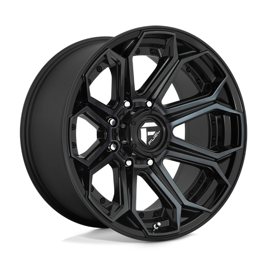 Fuel D704 SIEGE GLOSS MACHINED DOUBLE DARK TINT