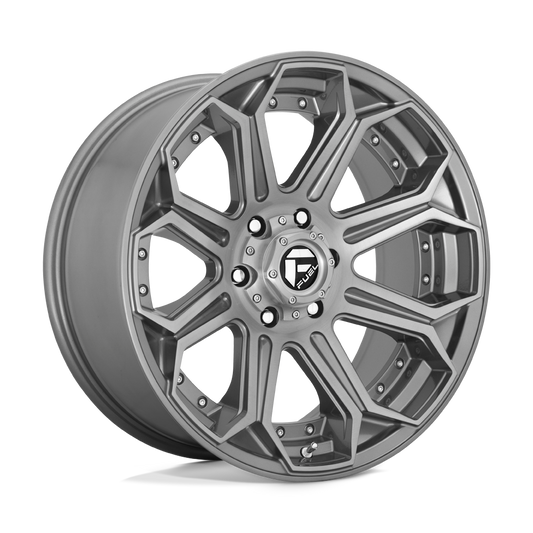 Fuel D705 SIEGE BRUSHED GUN METAL TINTED CLEAR