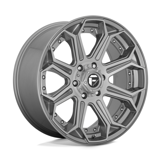 Fuel D705 SIEGE BRUSHED GUN METAL TINTED CLEAR