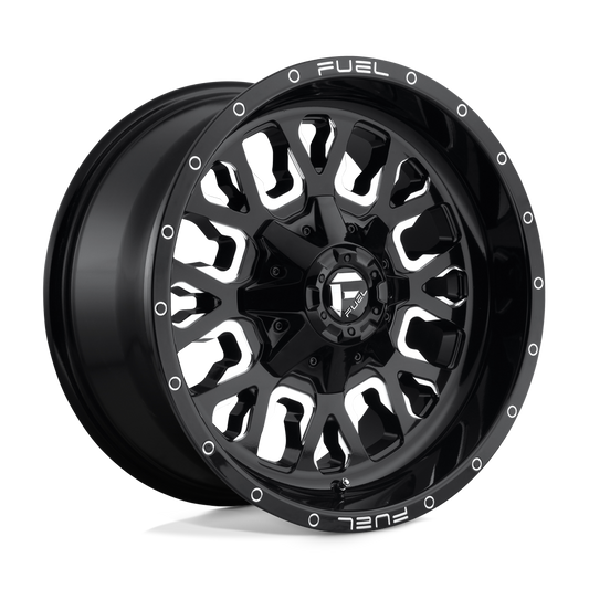 Fuel D611 STROKE GLOSS BLACK MILLED