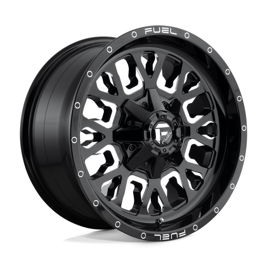 Fuel D611 STROKE GLOSS BLACK MILLED