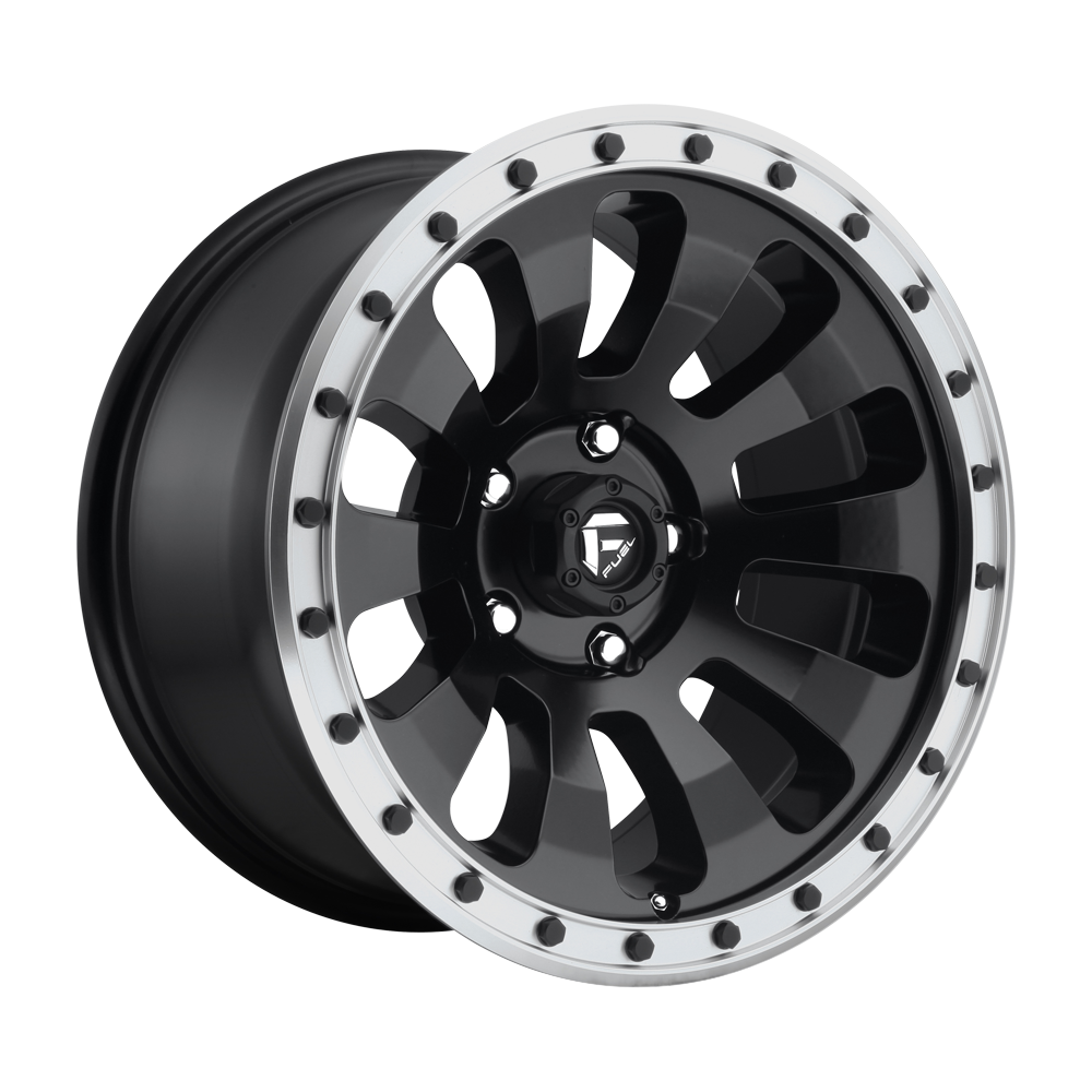 Fuel D629 TACTIC MATTE BLACK MACHINED RING