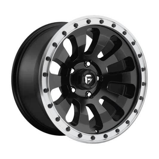 Fuel D629 TACTIC MATTE BLACK MACHINED RING