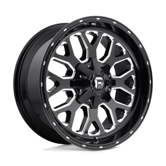 Fuel D588 TITAN GLOSS BLACK MILLED