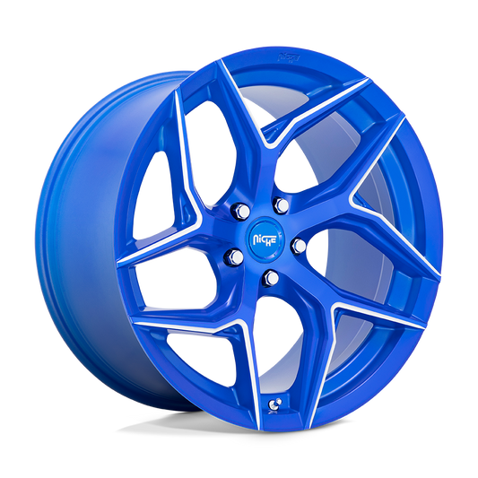Niche 1PC M268 TORSION ANODIZED BLUE MILLED
