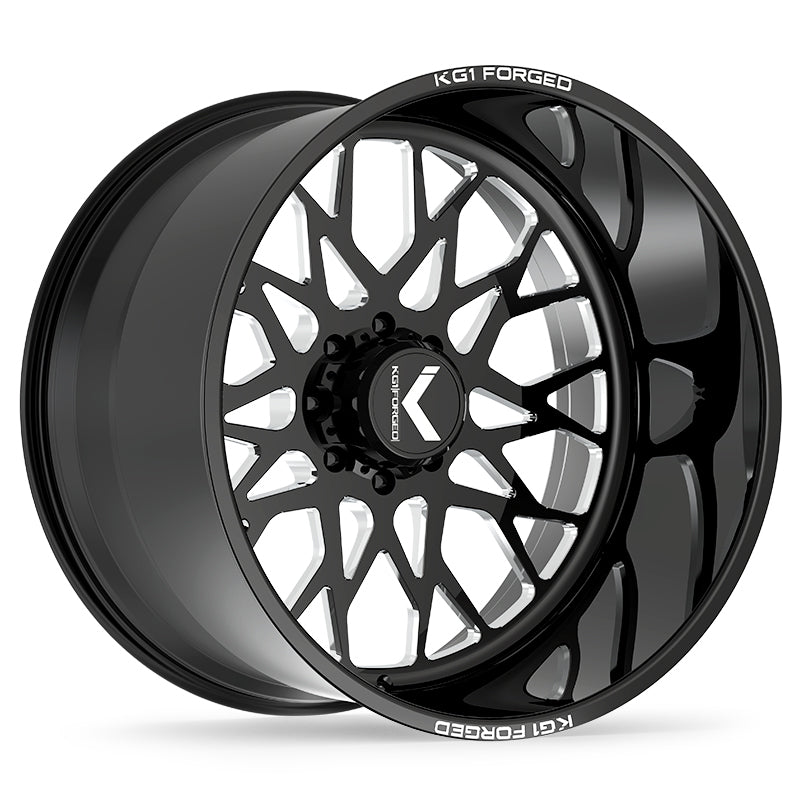 KG1 TORTURE CUSTOM WHEEL GLOSS BLACK WITH BR