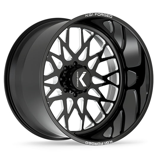 KG1 TORTURE CUSTOM WHEEL GLOSS BLACK WITH BR