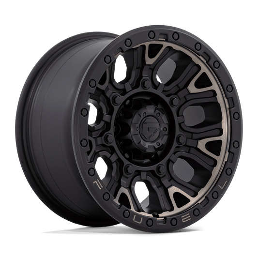 Fuel D824 TRACTION MATTE BLACK WITH DOUBLE DARK TINT