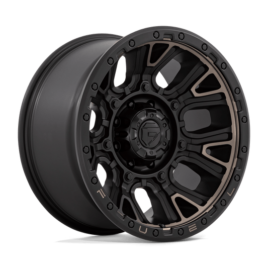 Fuel D824 TRACTION MATTE BLACK WITH DOUBLE DARK TINT