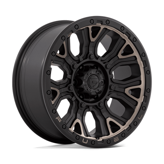 Fuel D824 TRACTION MATTE BLACK WITH DOUBLE DARK TINT